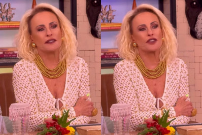 Ana Maria Braga se emociona ao ganhar festa de aniversário no 'Mais Você'