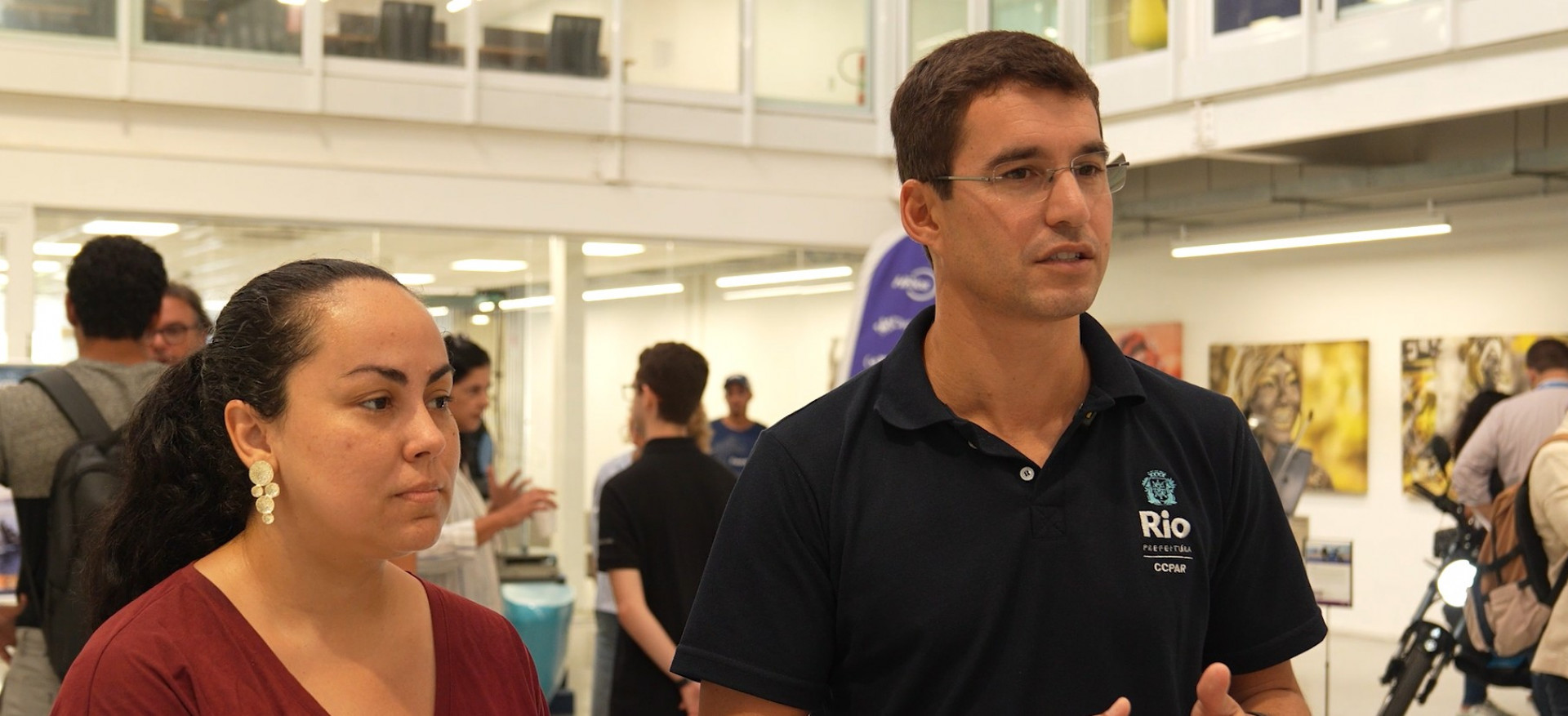 Carina Quirino e Osmar Lima, respectivamente - Divulgação