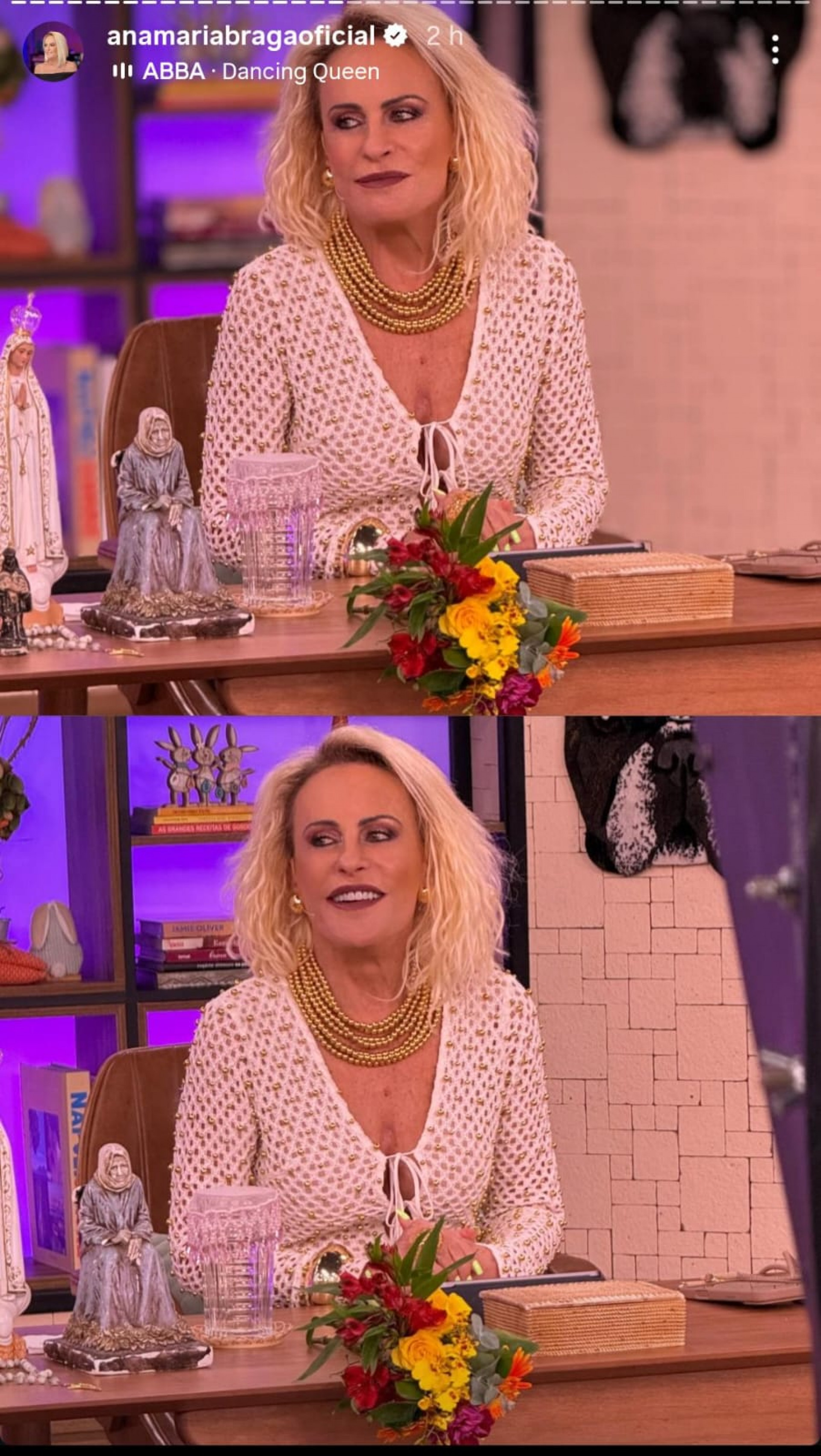 Ana Maria Braga ganha festa de aniversário no 'Mais Você' - Reprodução / Instagram