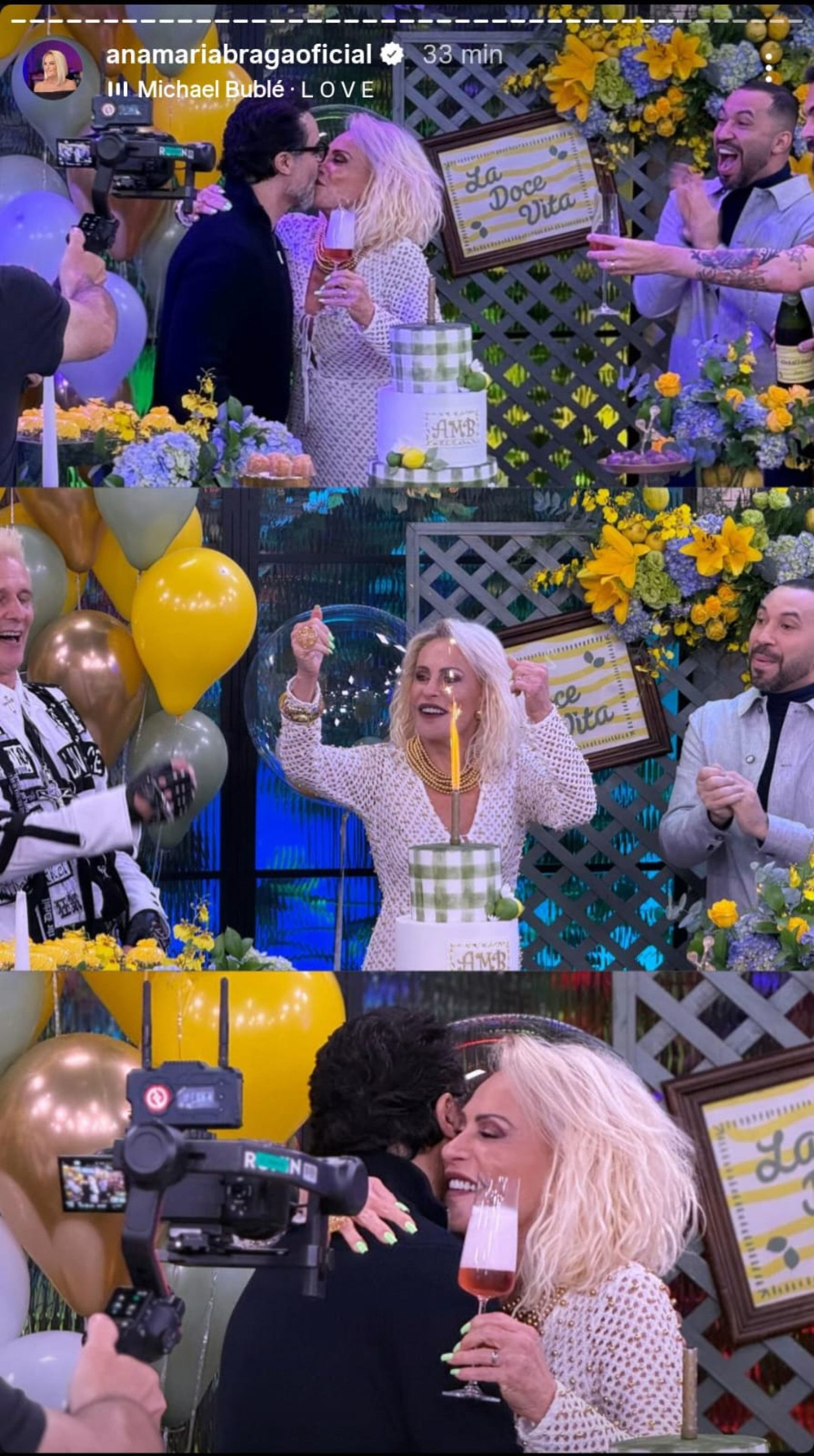 Ana Maria Braga recebe o marido, Fábio Arruda, Supla, Gil do Vigor, Tati Machado e mais em festa de aniversário - Reprodução / Instagram
