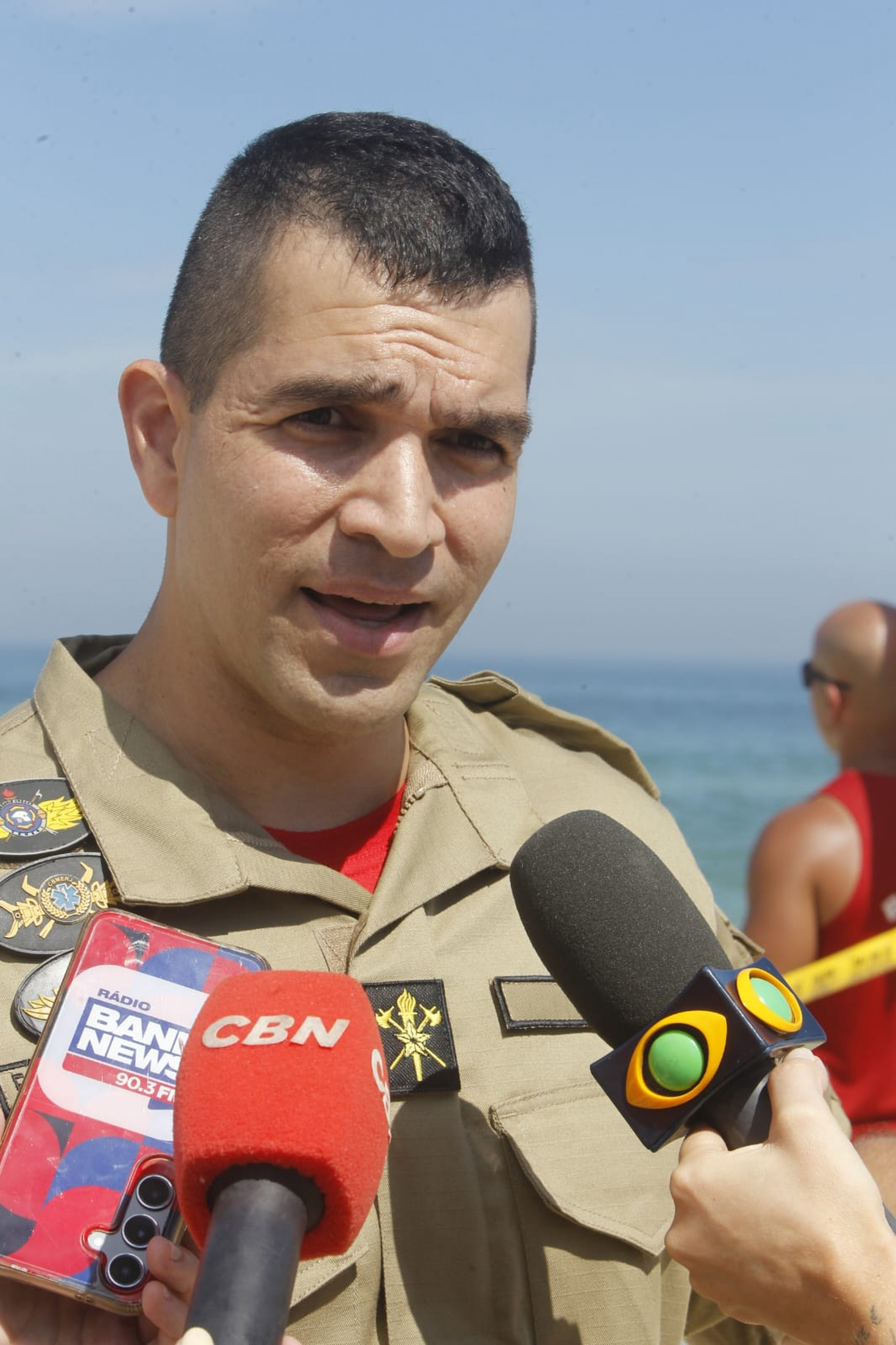 Fabio Contreiras, porta-voz do Corpo de Bombeiros do Rio de Janeiro - Reginaldo Pimenta/Agência O Dia