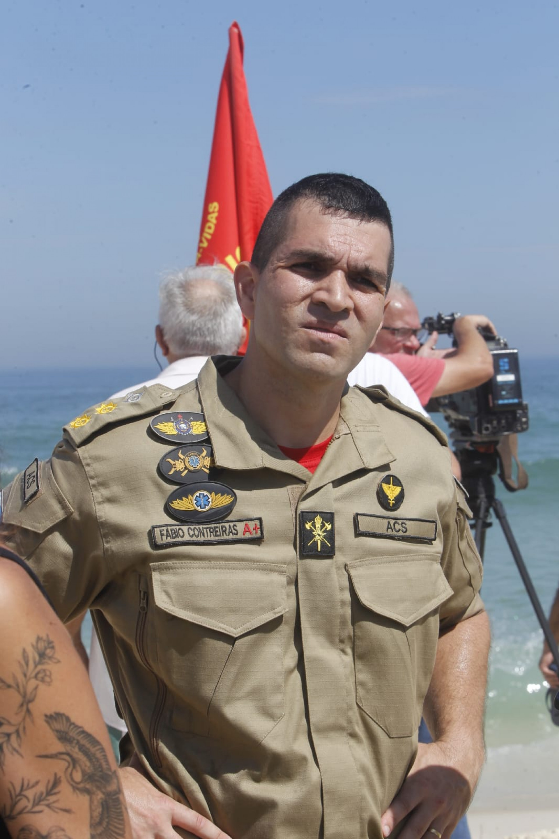 Fabio Contreiras, porta-voz do Corpo de Bombeiros do Rio de Janeiro - Reginaldo Pimenta/Agência O Dia