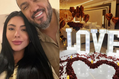 Belo faz surpresa romântica para Rayane Figliuzzi