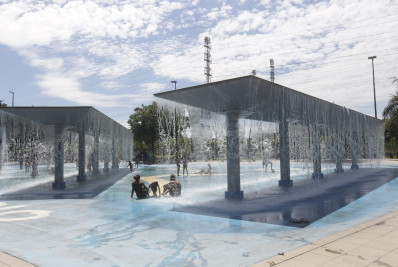 Em meio ao calor, Parque Madureira vira refúgio de famílias no feriadão