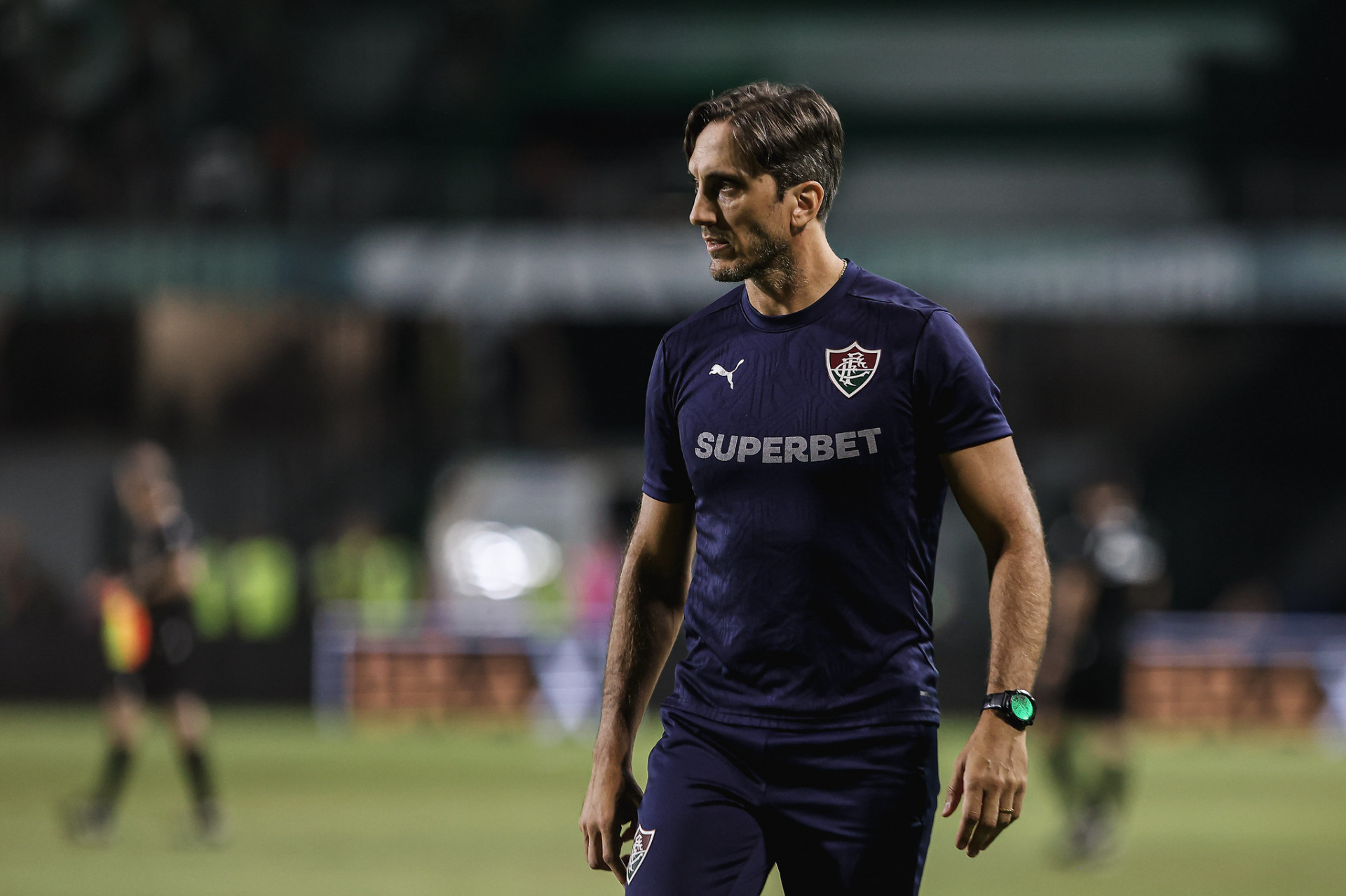 Zubeldía no jogo entre Coritiba e Fluminense - Lucas Merçon/Fluminense FC