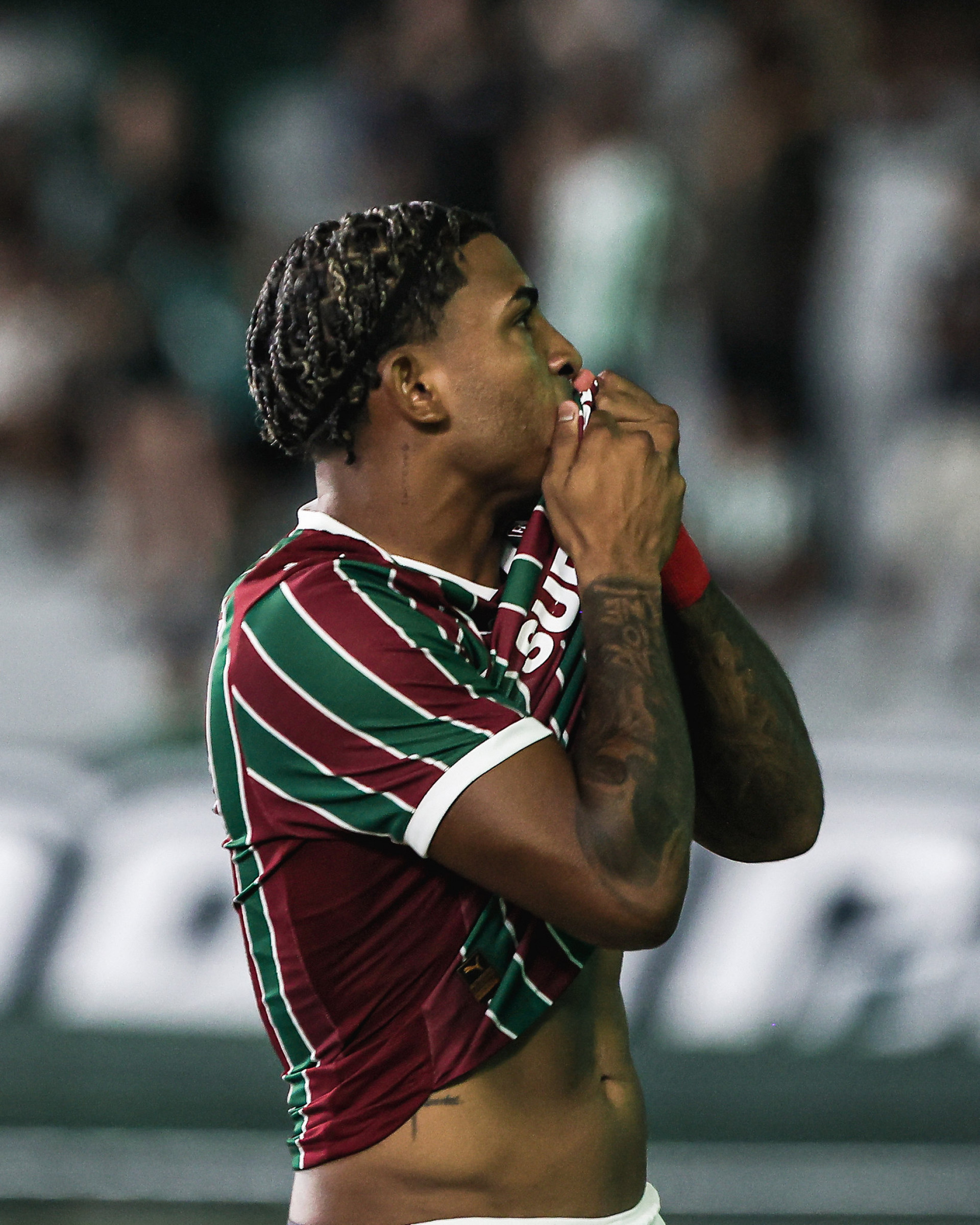 John Kennedy balançou a rede pro Flu logo após entrar em campo - Lucas Merçon/Fluminense FC