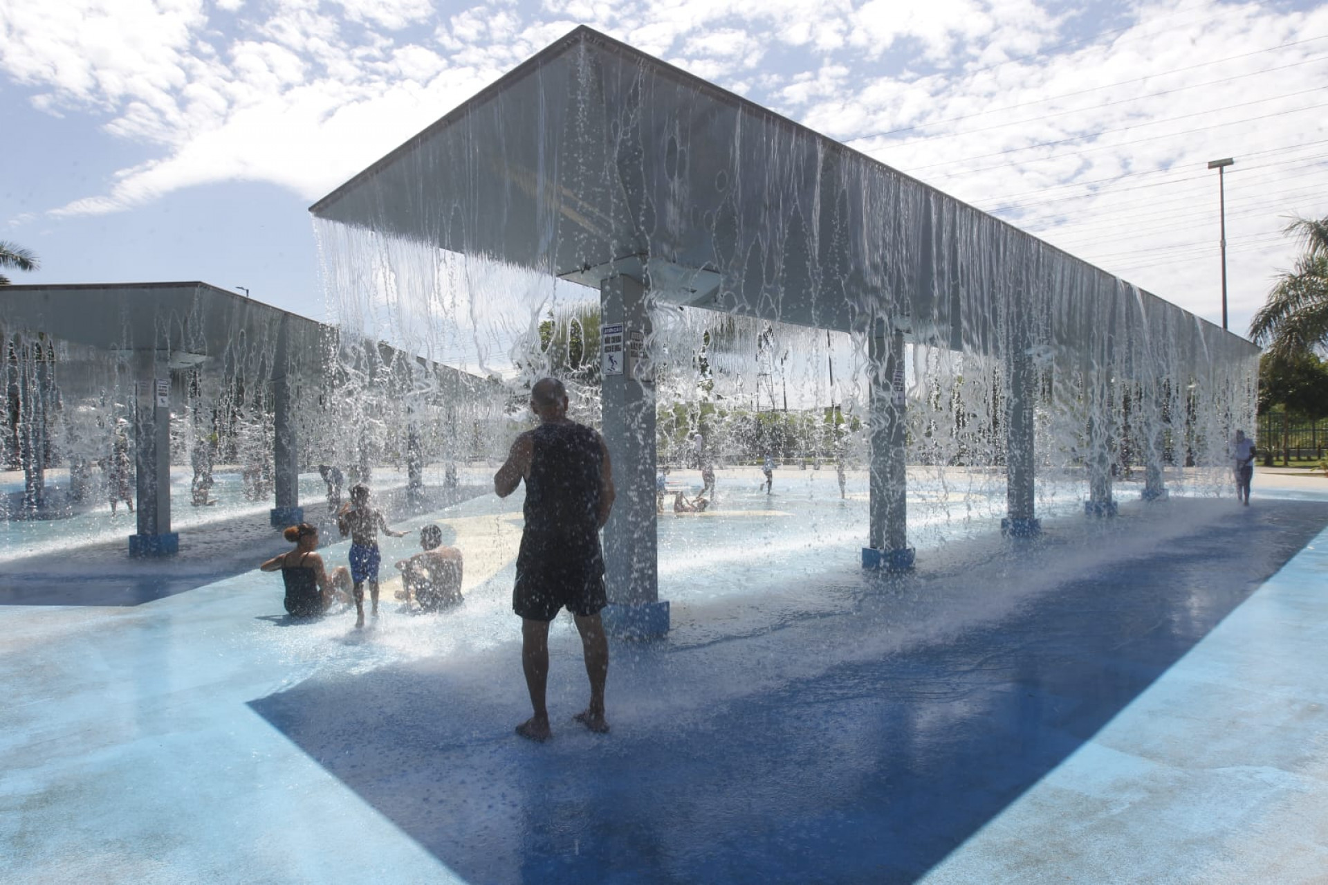 Famílias aproveitam feriadão no Parque Madureira para fugir do calor - Reginaldo Pimenta/Agência O Dia