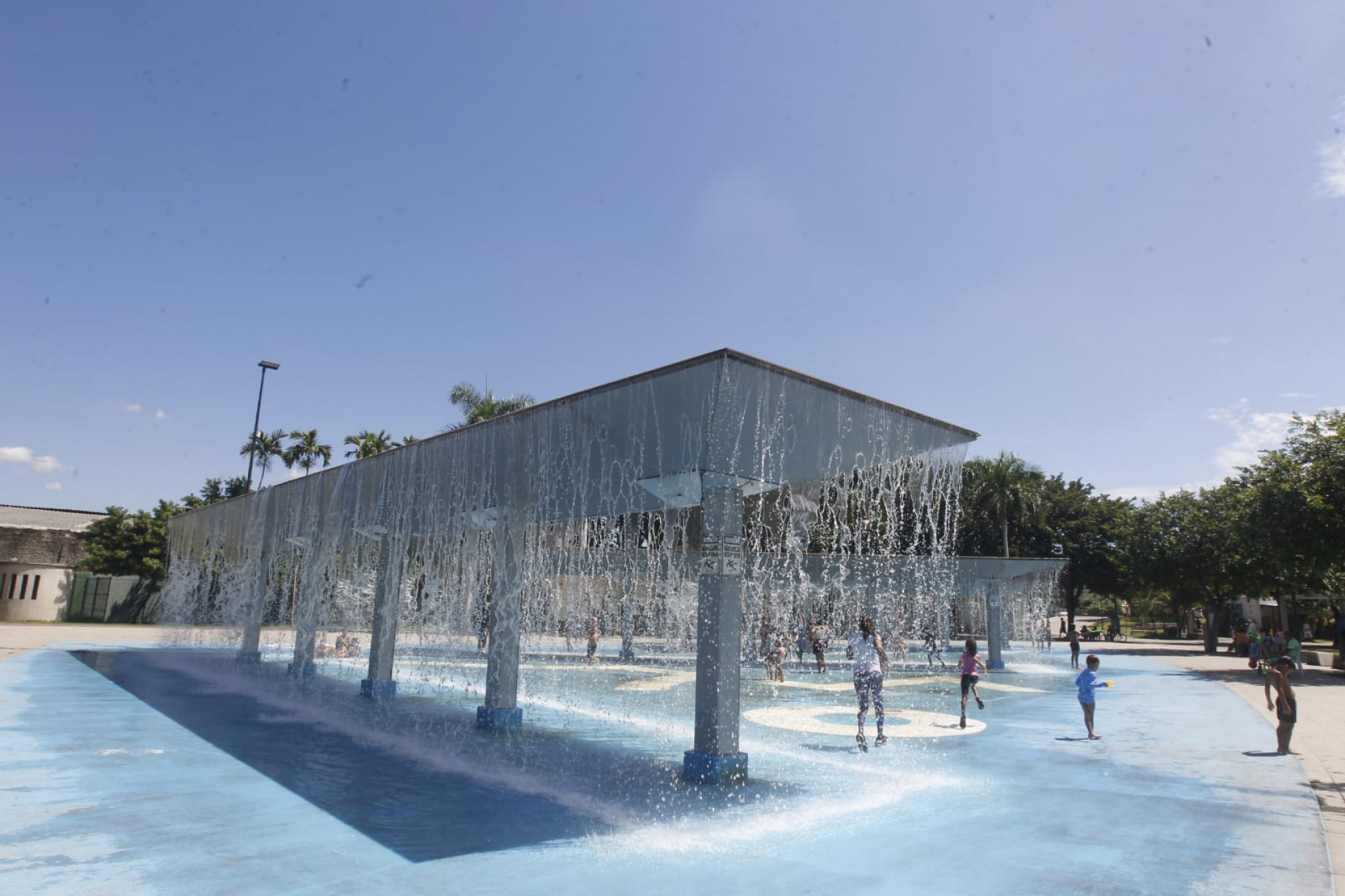 Altas temperaturas marcam o feriadão e atraem famílias ao Parque Madureira - Reginaldo Pimenta/Agência O Dia