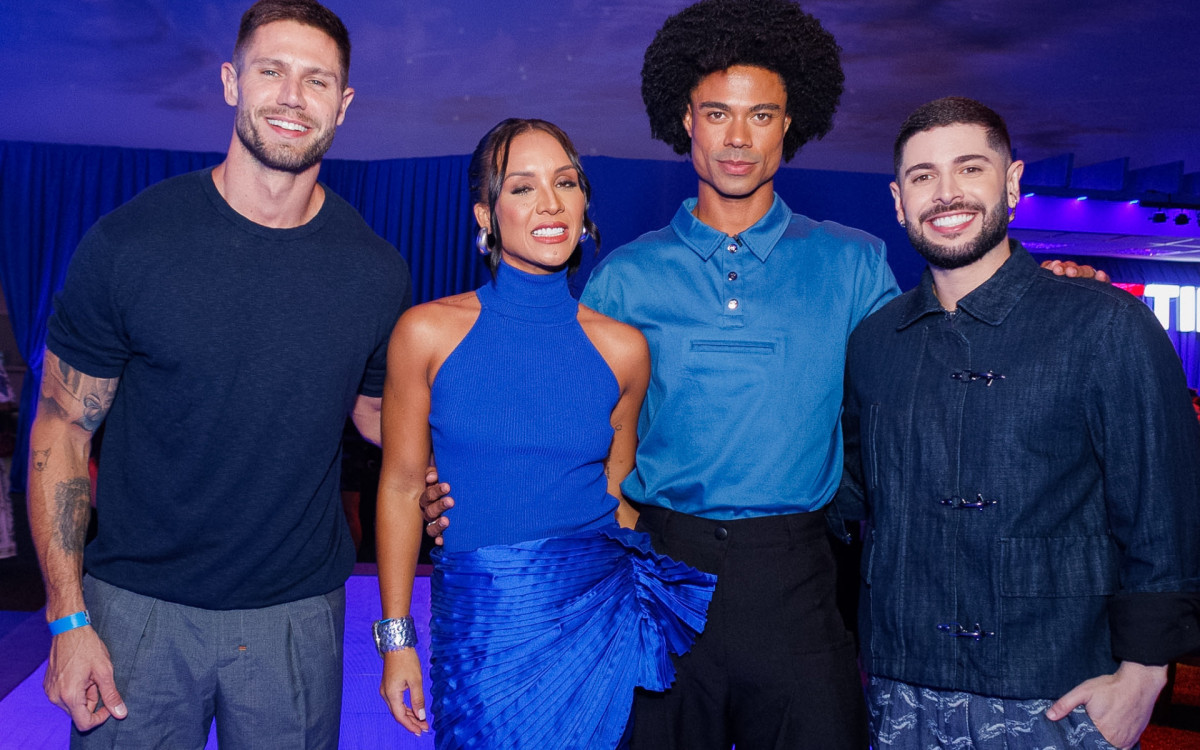 Marcelinho, Maxiane, Jonas e Breno aproveitam festa em São Paulo