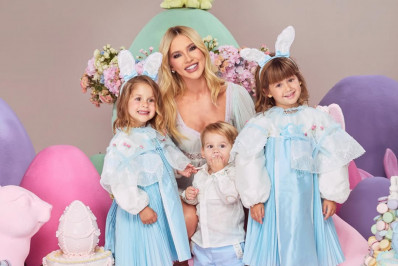 Famosos comemoram a Páscoa em família