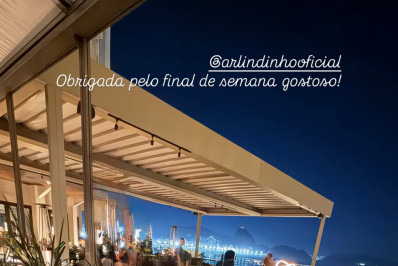 Erika Januza e Arlindinho aproveitam hotel de luxo no Rio