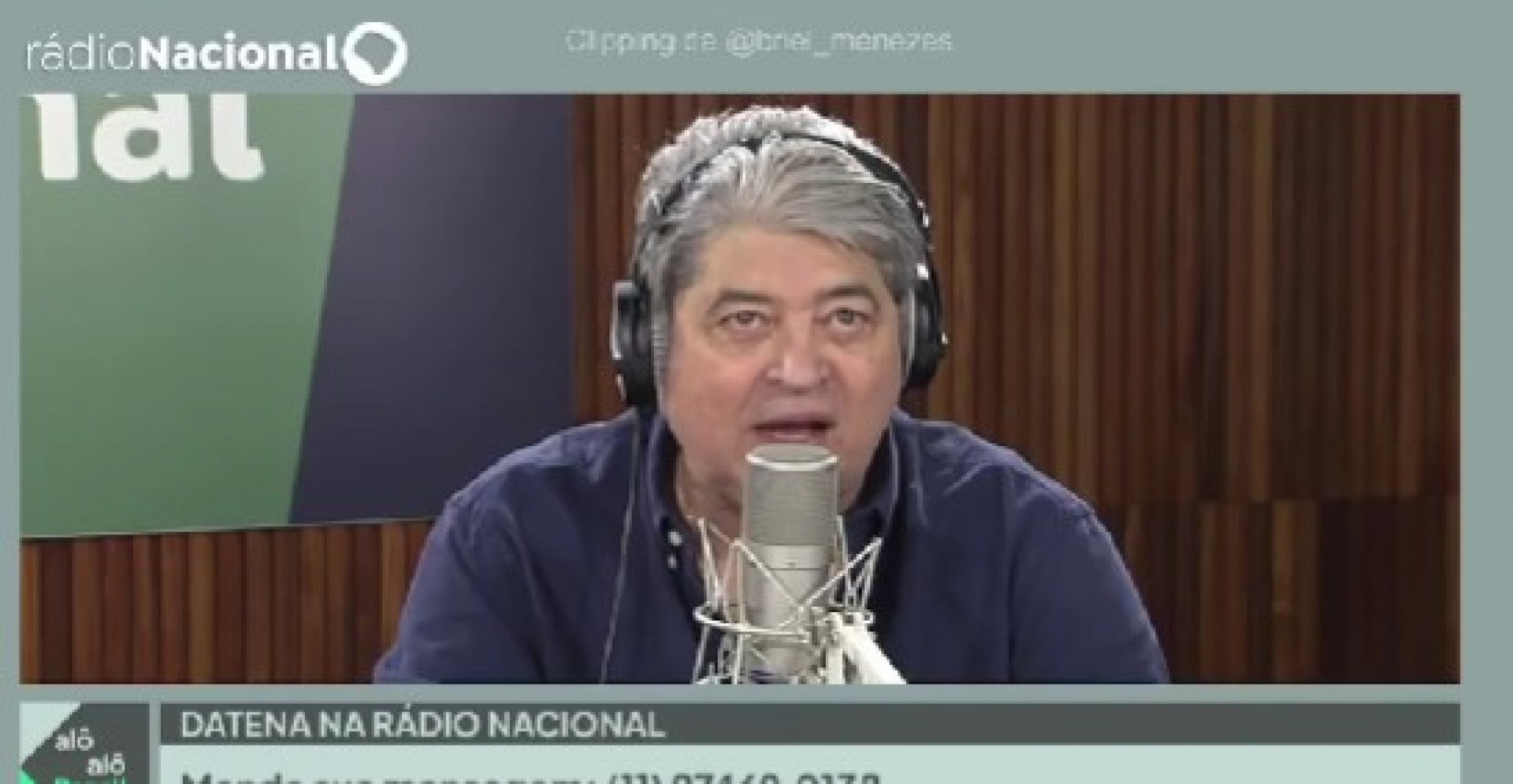 'Não tem ninguém ouvindo essa bagaça', dispara Datena durante programa de rádio - Reprodução de vídeo / X