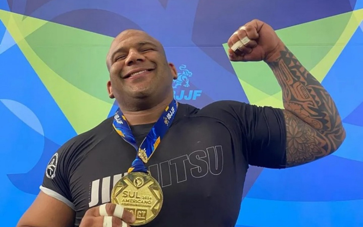 Antônio Assef, além de médico, é faixa-preta de Jiu-Jitsu e competidor na classe master