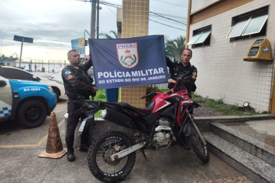 Moto clonada é encontrada em área rural de Macaé após alerta de monitoramento