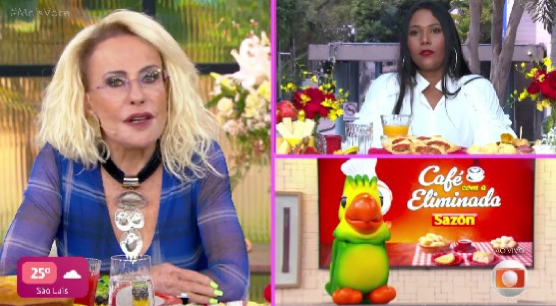 Chaiany fala palavrões ao vivo no 'Mais Você' e diverte Ana Maria Braga - Reprodução de vídeo / X