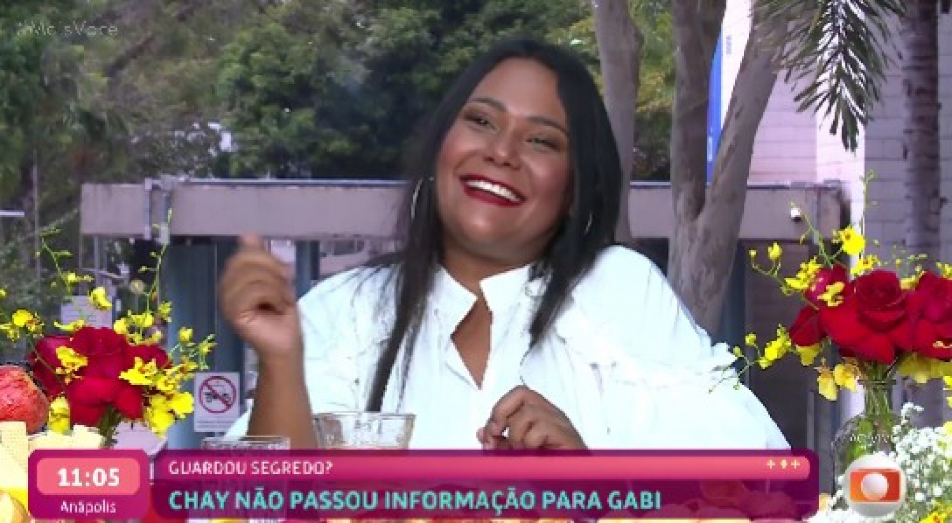 Eliminada do 'BBB 26', Chaiany dispara palavrões ao vivo e diverte Ana Maria Braga - Reprodução de vídeo / X