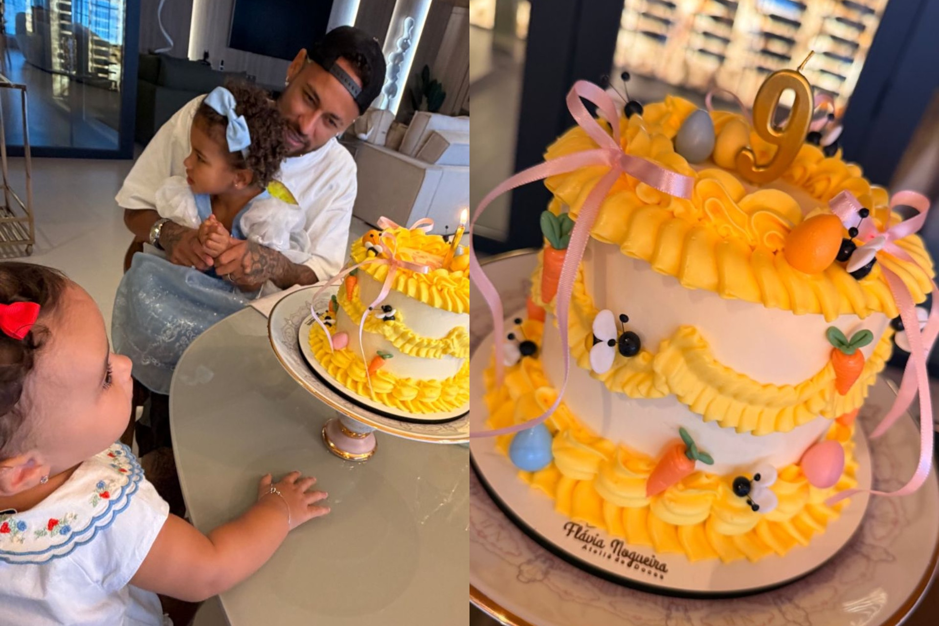 Neymar e Bruna Biancardi celebram 9 meses de Mel com festa intimista
 - Reprodução / Instagram