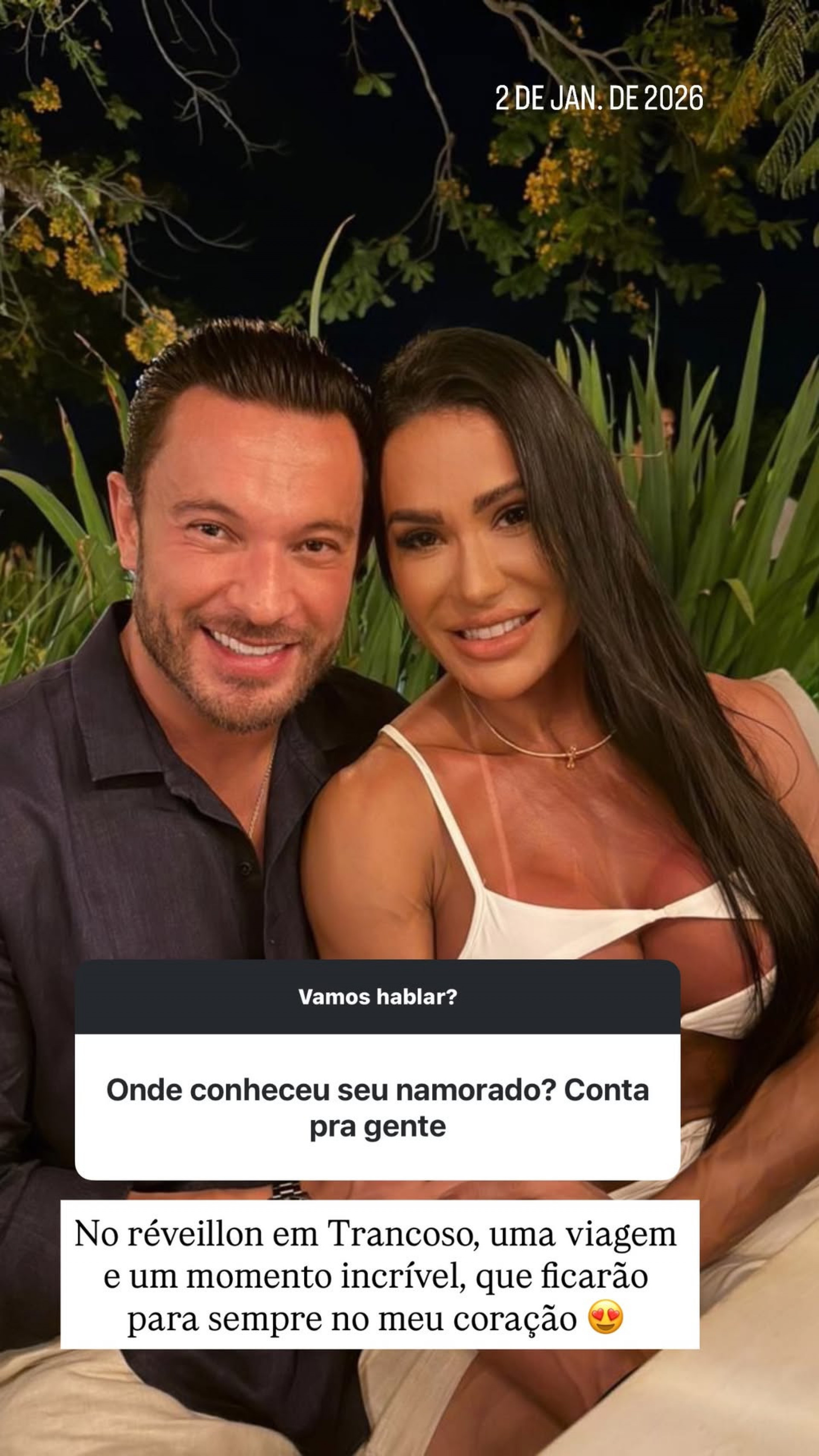 Gracyanne revelou como conheceu o atual namorado  - Reprodu&ccedil;&atilde;o/Instagram 