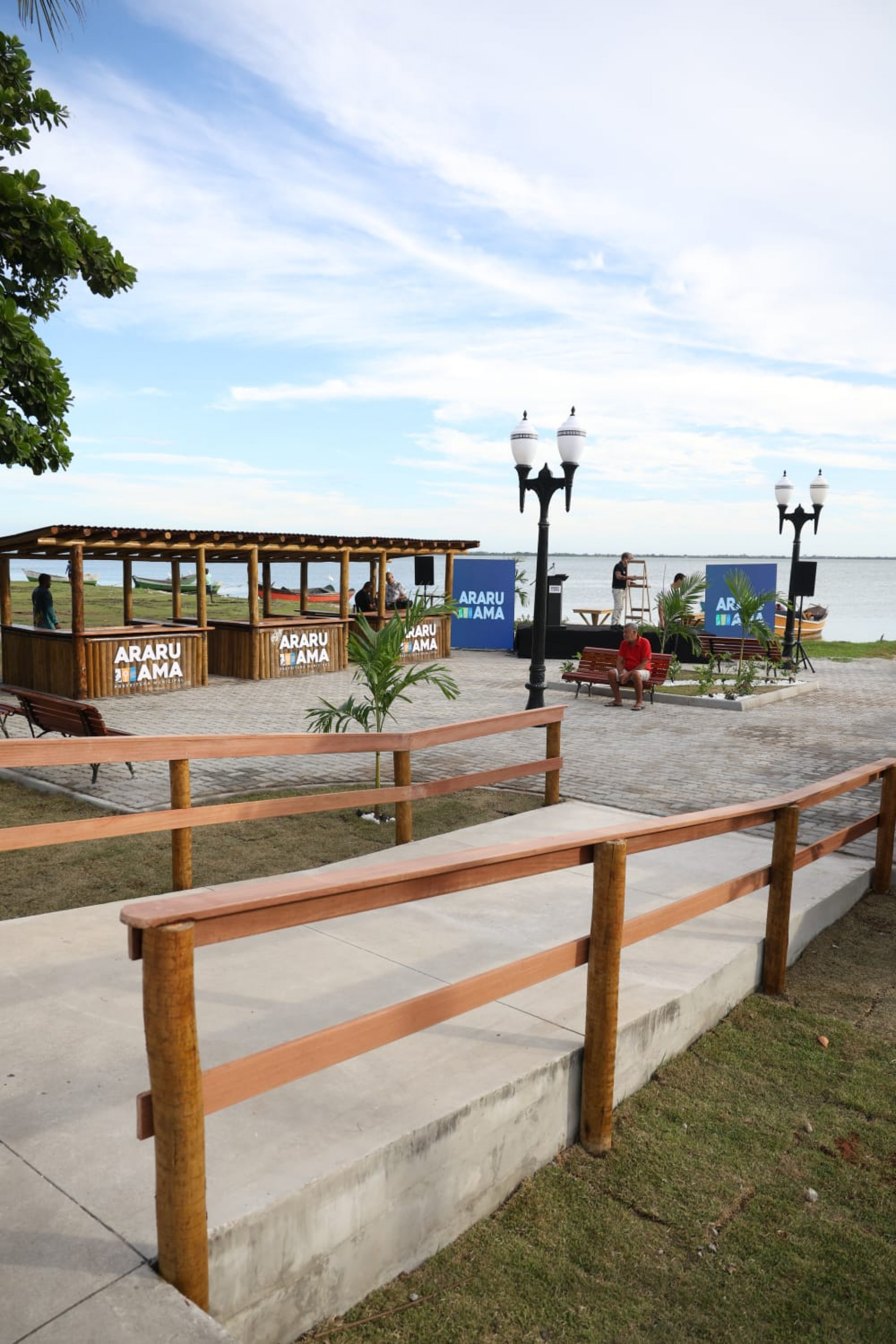 Nova praça é inaugurada com foco na valorização da pesca artesanal. - Reprodução/ Ascom