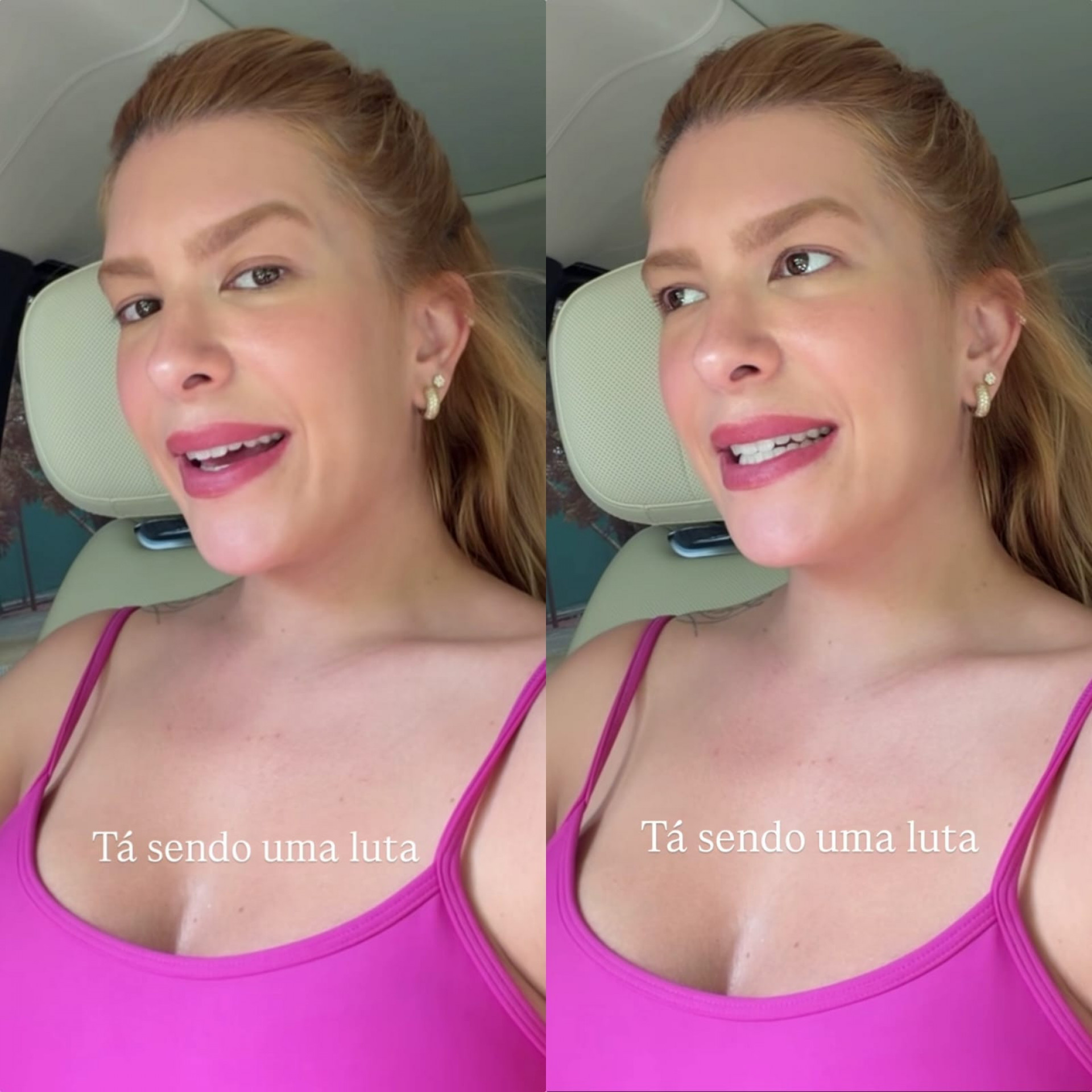 Lore Improta relata enjoos na reta final da gravidez: 'Uma luta' - Reprodução de vídeo / Instagram