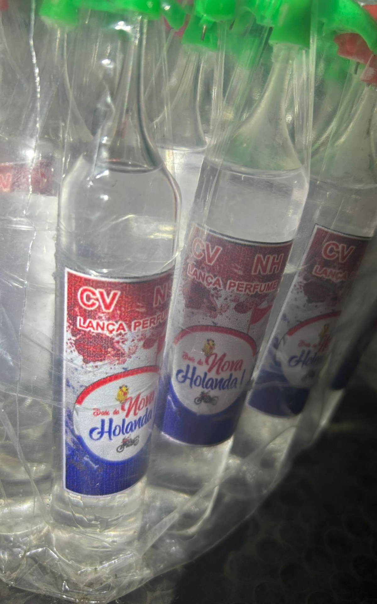 Material para produção de lança-perfumes - Divulgação