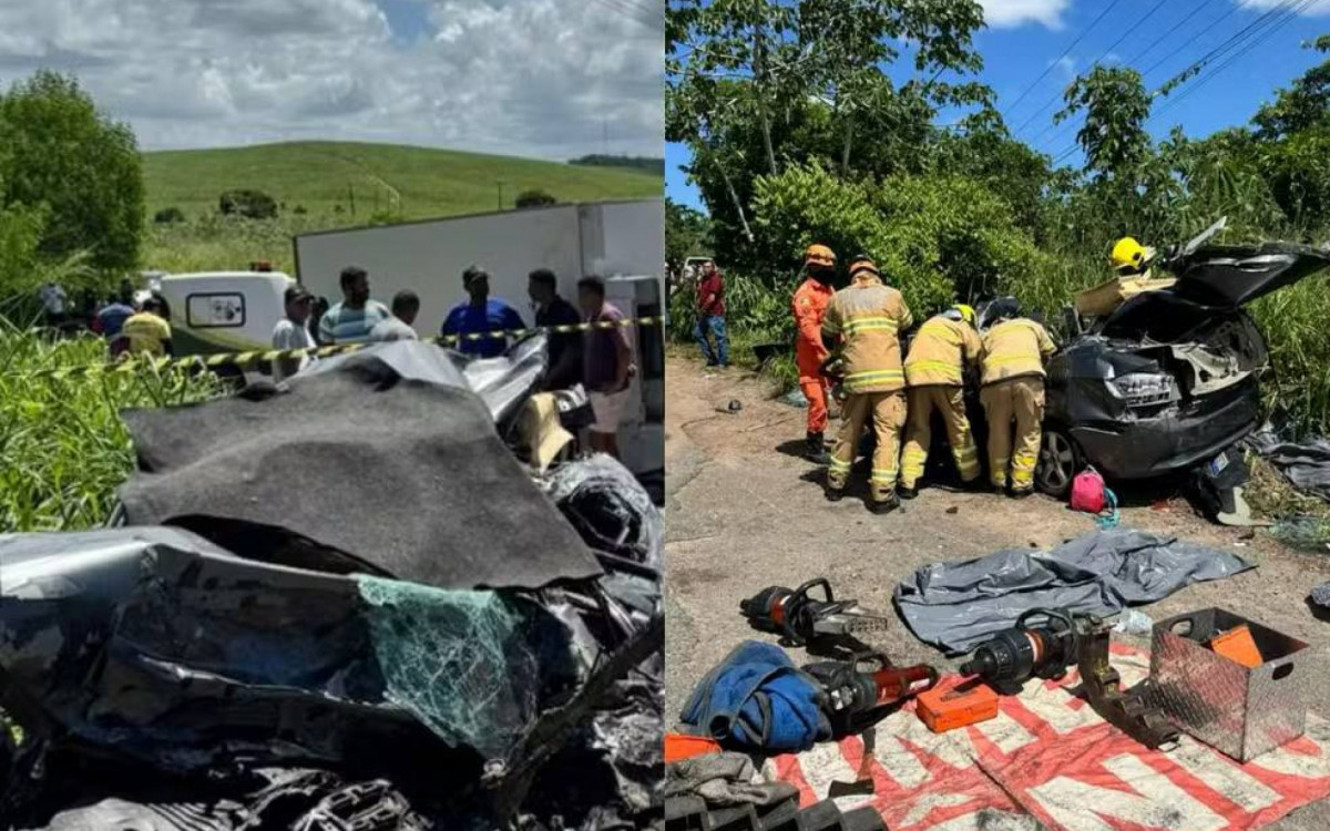 Vítimas que morreram estavam no carro