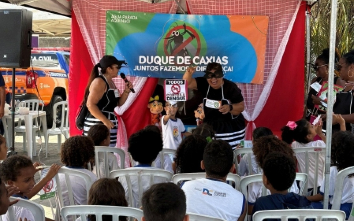 Caxias realiza mutir&atilde;o de combate &agrave; dengue e a&ccedil;&otilde;es de cidadania - Divulga&ccedil;&atilde;o