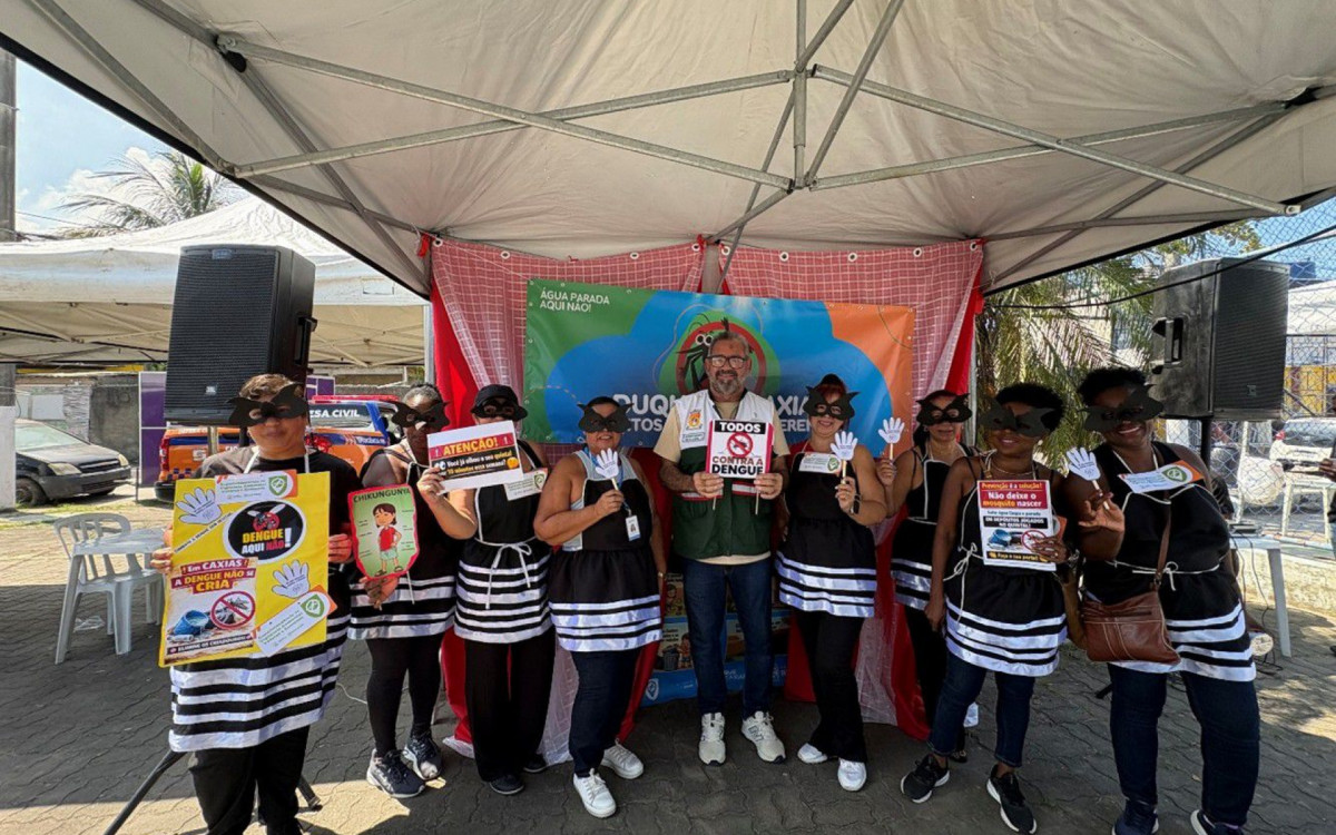 Caxias realiza mutirão de combate à dengue e ações de cidadania