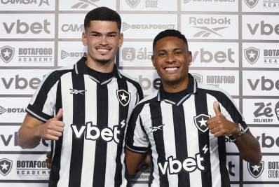 Apresentados, Anthony e Caio Roque exaltam o Botafogo e elogiam Franclim Carvalho
