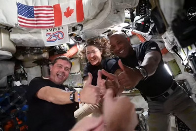 Astronautas da Artemis II iniciam retorno à Terra