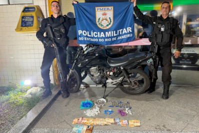 Suspeito com longa ficha criminal é preso com drogas após cerco policial em Macaé