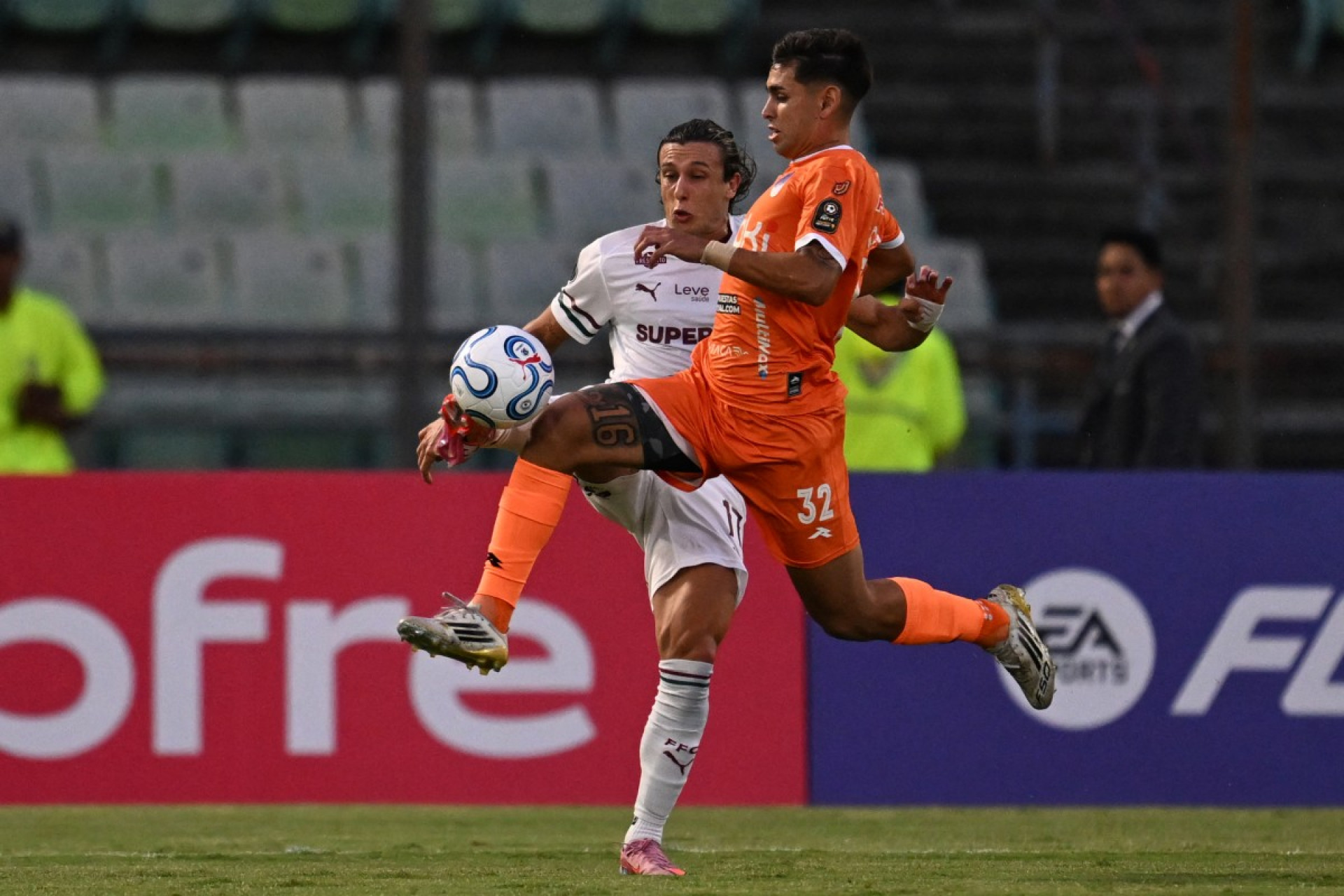 Fluminense enfrentou o Deportivo La Guaira, da Venezuela, na estreia na Libertadores - Juan Barreto / AFP