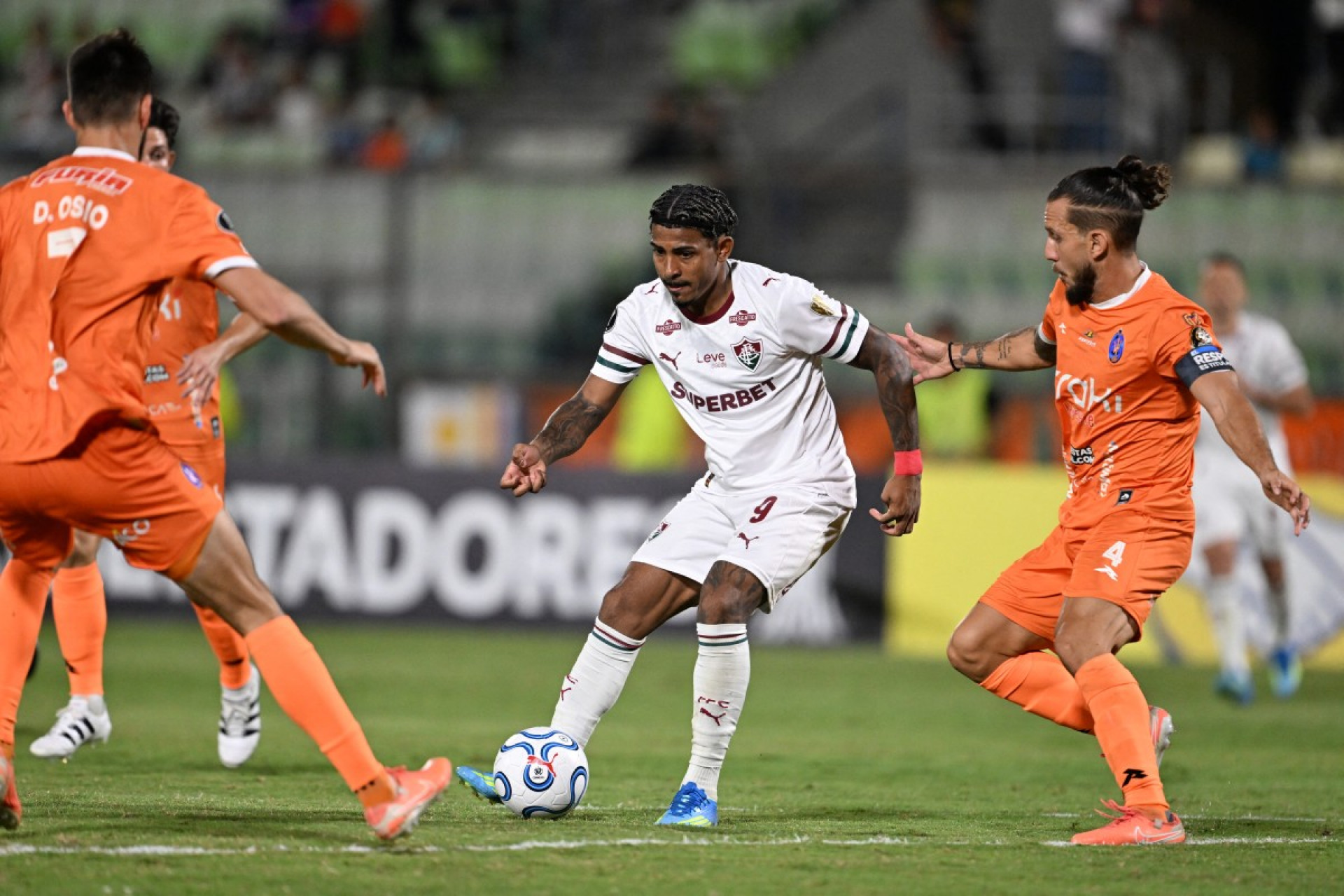 Fluminense enfrentou o Deportivo La Guaira, da Venezuela, na estreia na Libertadores - Juan Barreto / AFP