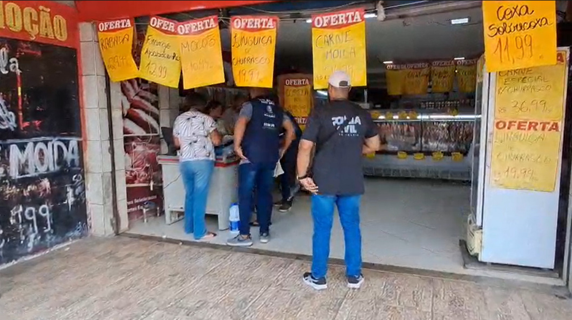 A&ccedil;ougue fica no bairro Santa Rita, em Nova Igua&ccedil;u - Divulga&ccedil;&atilde;o / PCERJ