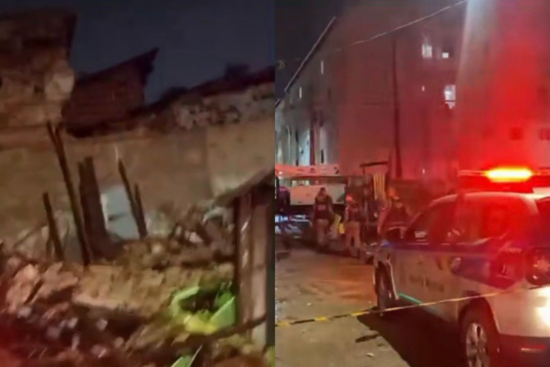 Casarão desaba e deixa dois mortos no Recife