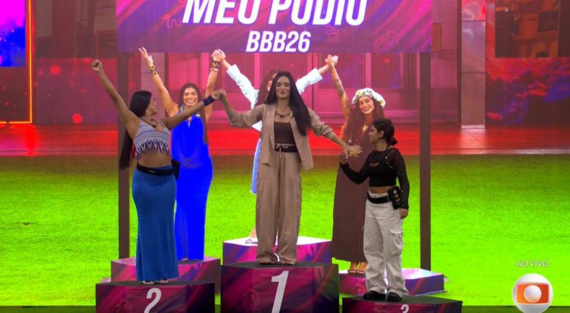 Participantes montam novo pódio e apontam 'quem não ganha' o 'BBB 26' no 'Sincerão' - Reprodução de vídeo / X