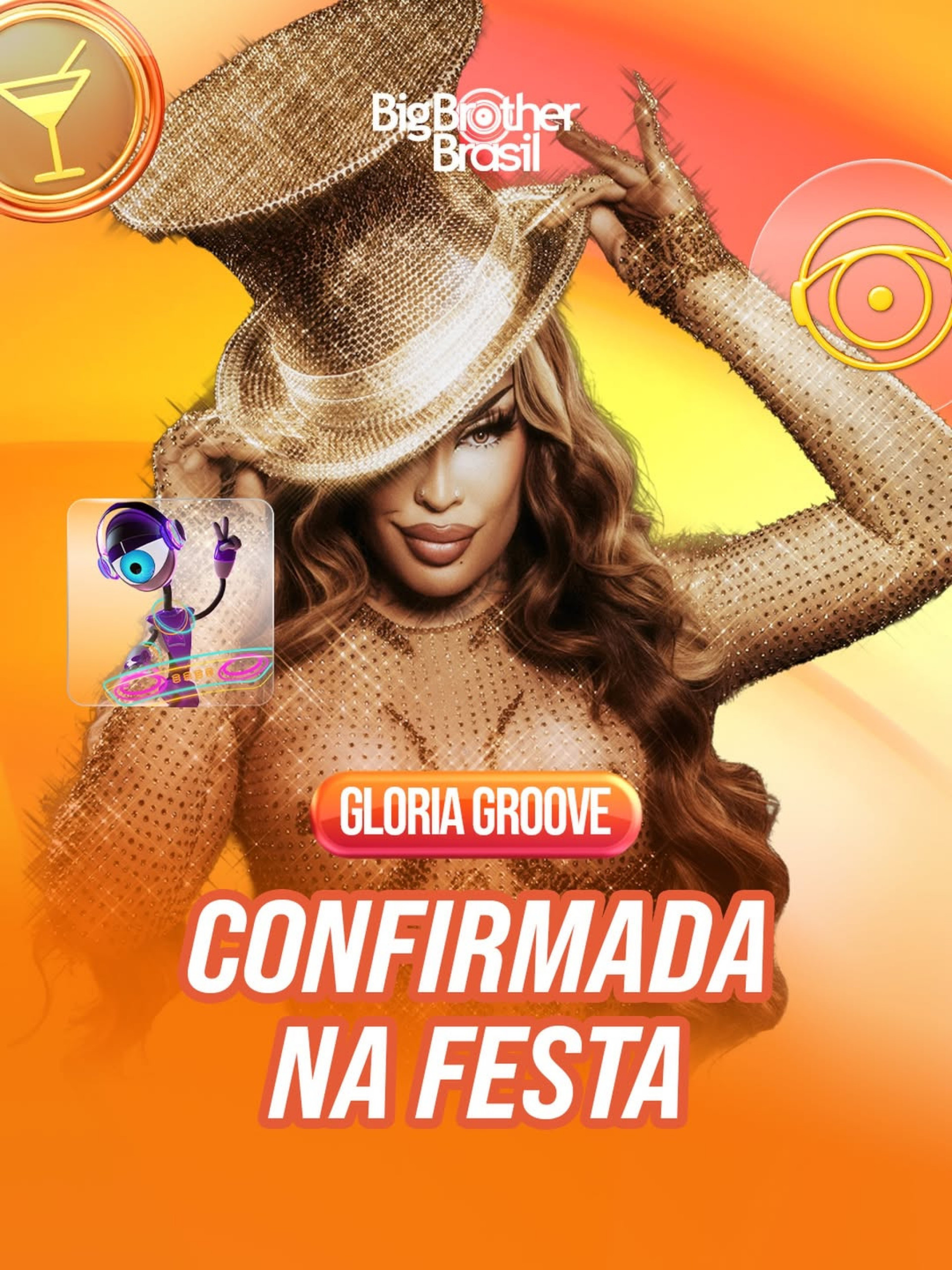 Gloria Groove vai cantar em festa do reality show  - Reprodu&ccedil;&atilde;o/Instagram