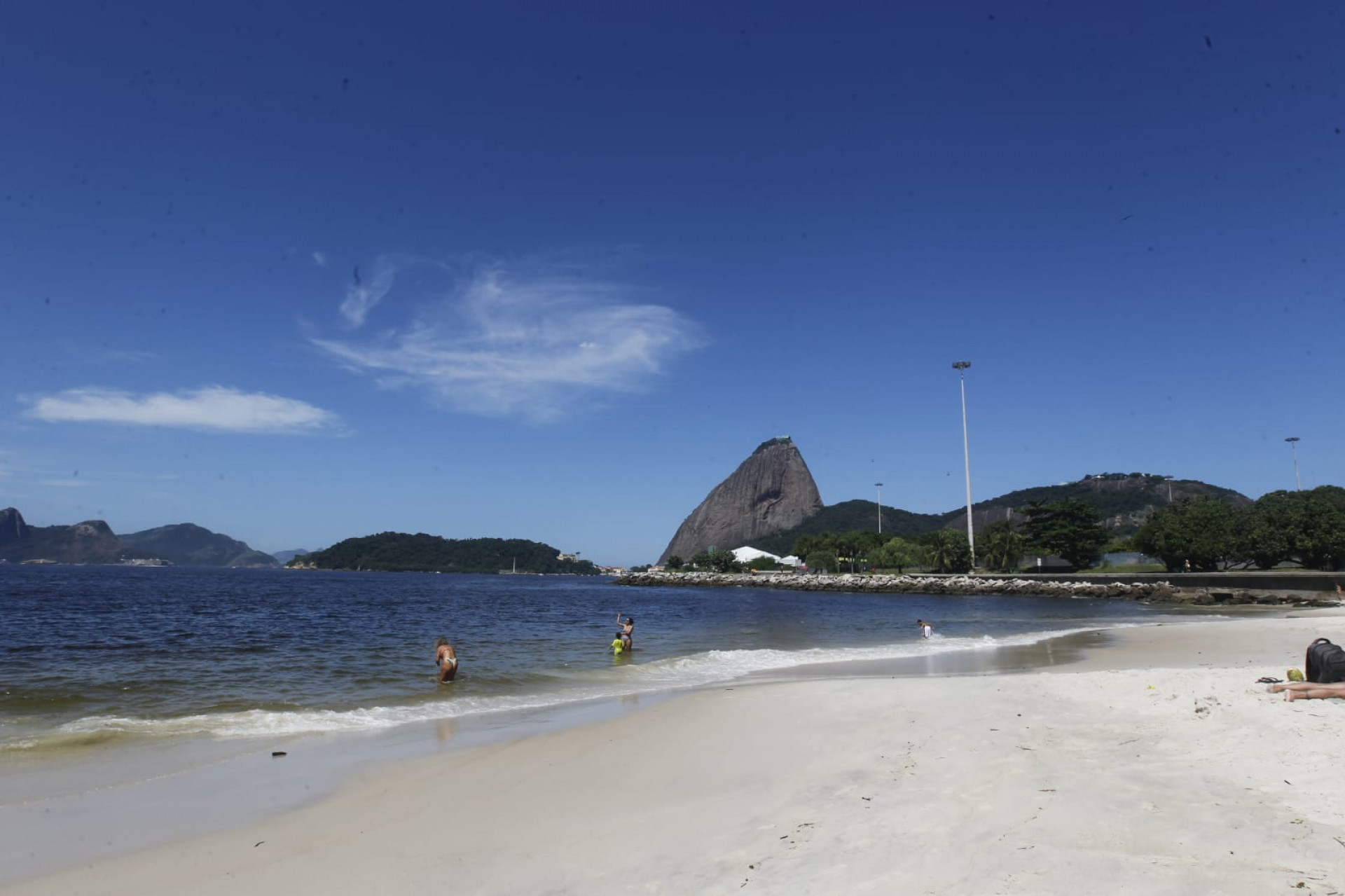 Movimentação na Praia do Flamengo, Zona Sul do Rio  - Reginaldo Pimenta 