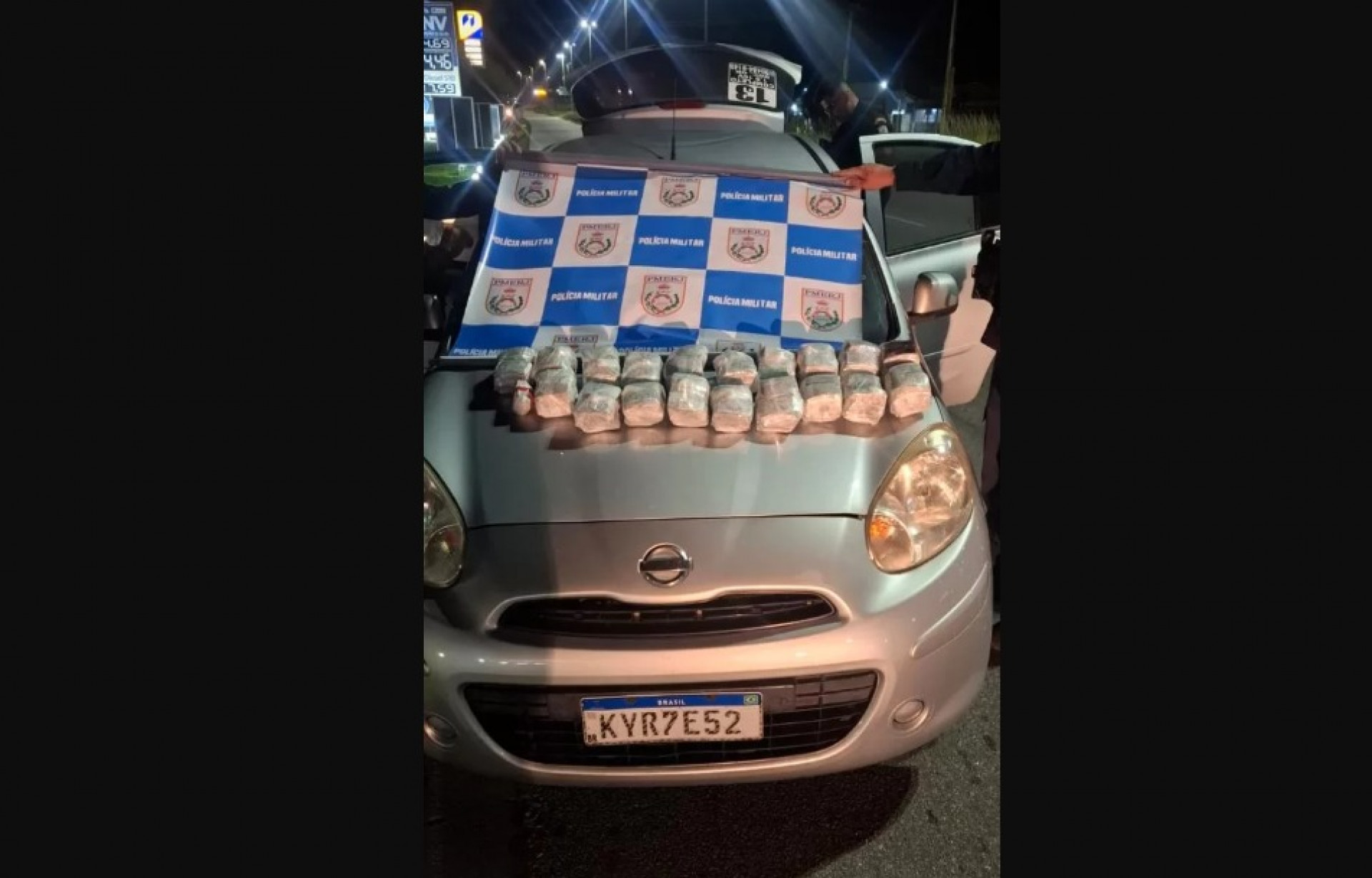 Carga com 481 tabletes de maconha é apreendida em São Pedro da Aldeia