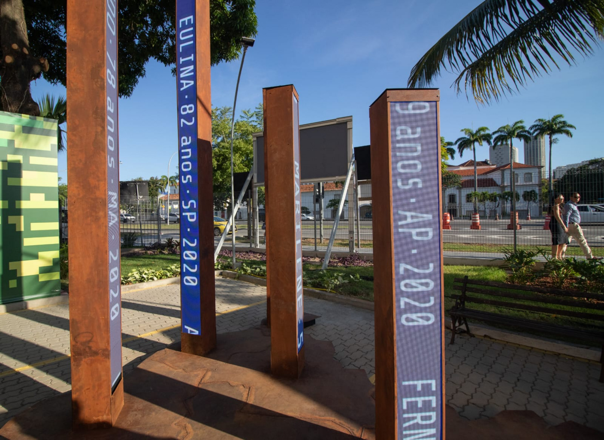 Memorial da Pandemia homenageia vítimas da covid-19 - Érica Martin / Agência O Dia