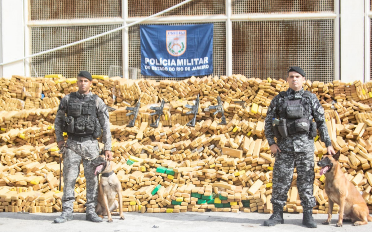 Cerca de 48 toneladas de maconha foram apreendidas pelo BAC na Mar&eacute;