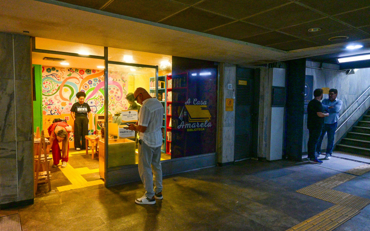 A Casa Amarela fica dentro da esta&ccedil;&atilde;o - A Casa Amarela/Divulga&ccedil;&atilde;o