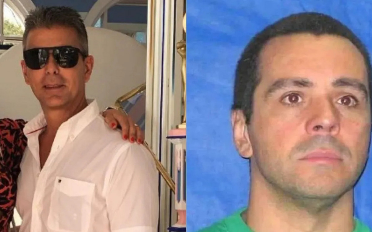 Rogério de Andrade (à esquerda) é réu por mandar matar Fernando Iggnácio (à direita)