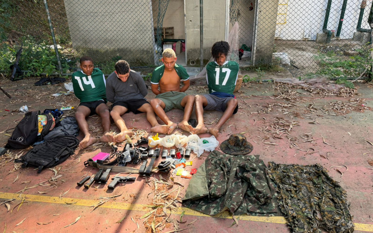 Quatro homens foram detidos em operação contra o tráfico na Zona Sudoeste