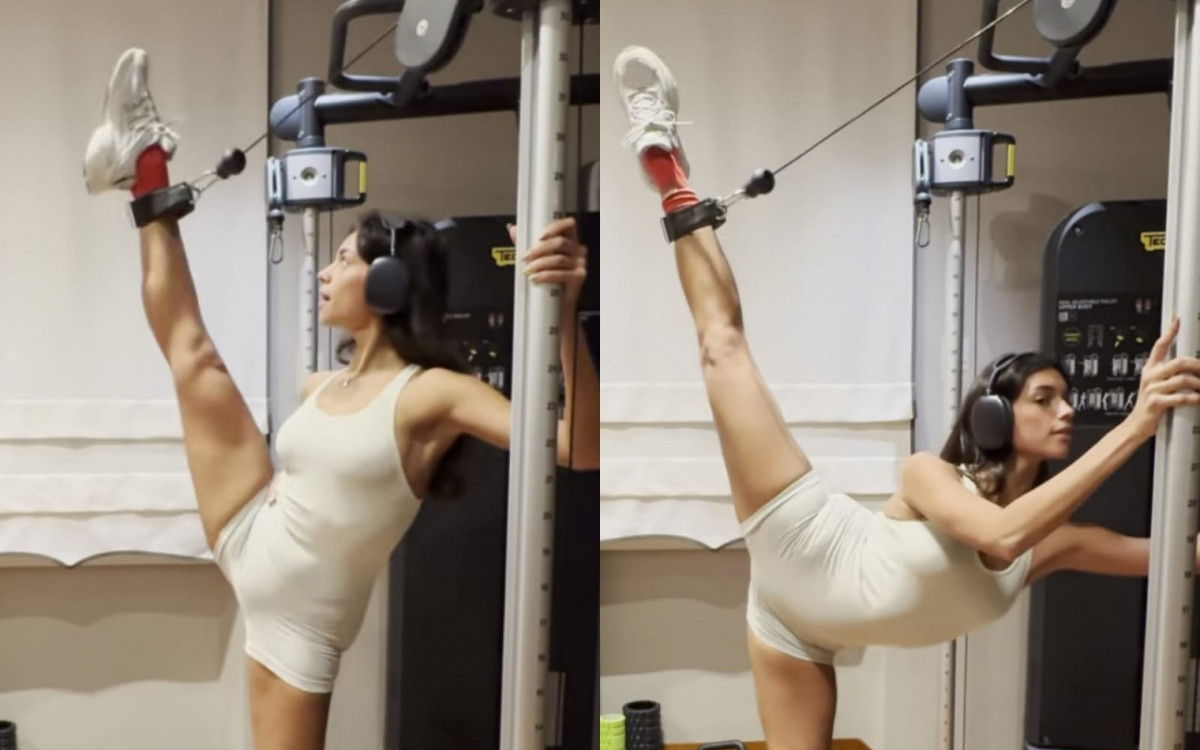 Alane Dias surpreende seguidores ao mostrar flexibilidade