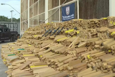 PM encontra quase 50 toneladas de maconha na Maré; apreensão é a maior do país