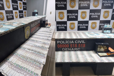 Mulher joga dinheiro em telhado para evitar apreensão da polícia no RS