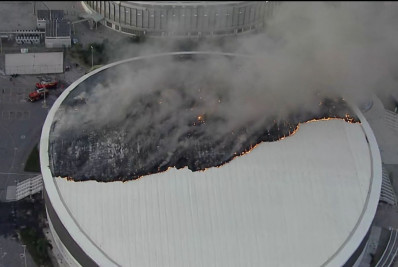 Incêndio de grandes proporções atinge Velódromo do Parque Olímpico 