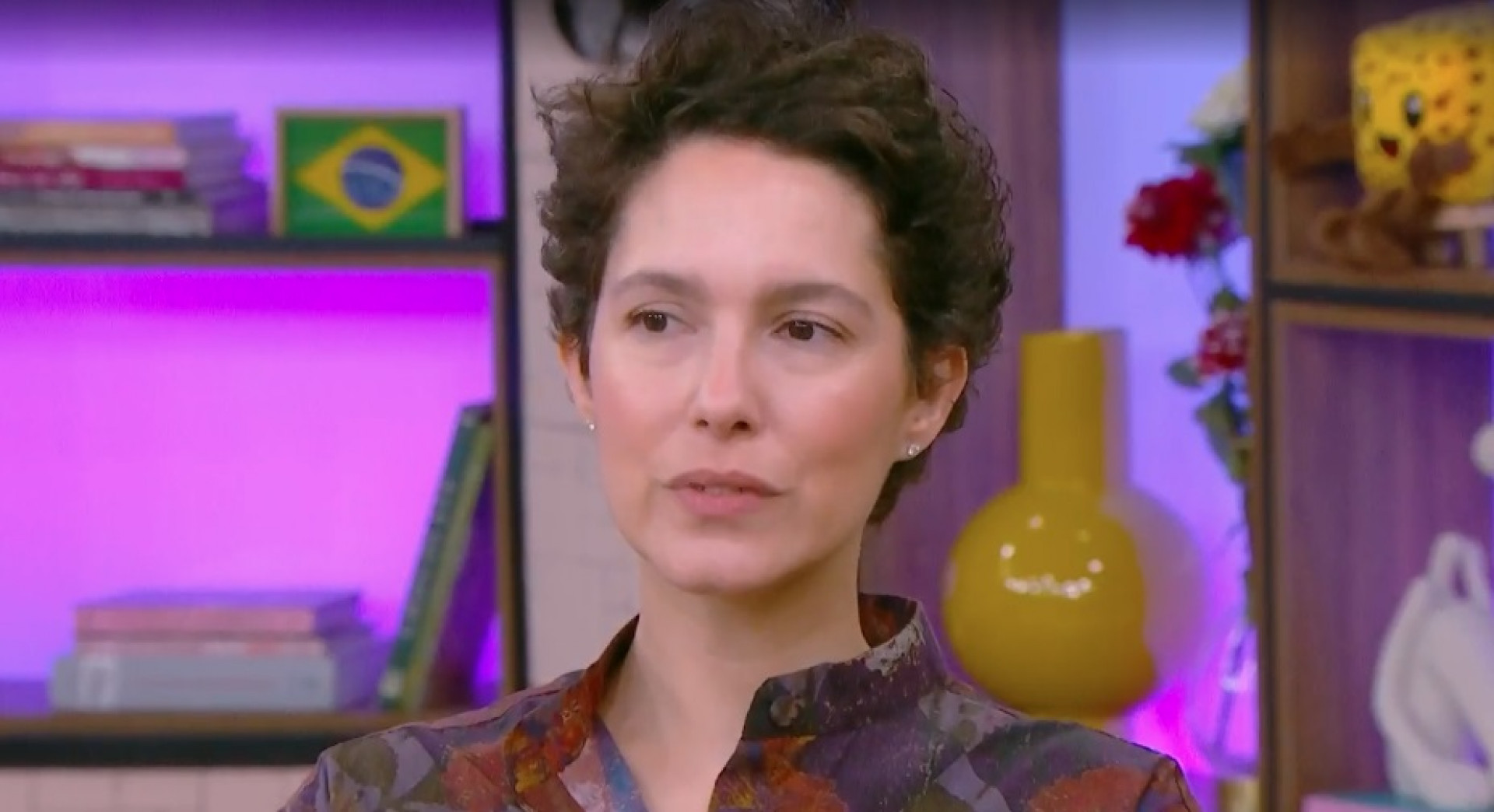 Cecilia Malan durante o 'Mais Você' - Reprodução de vídeo / TV Globo