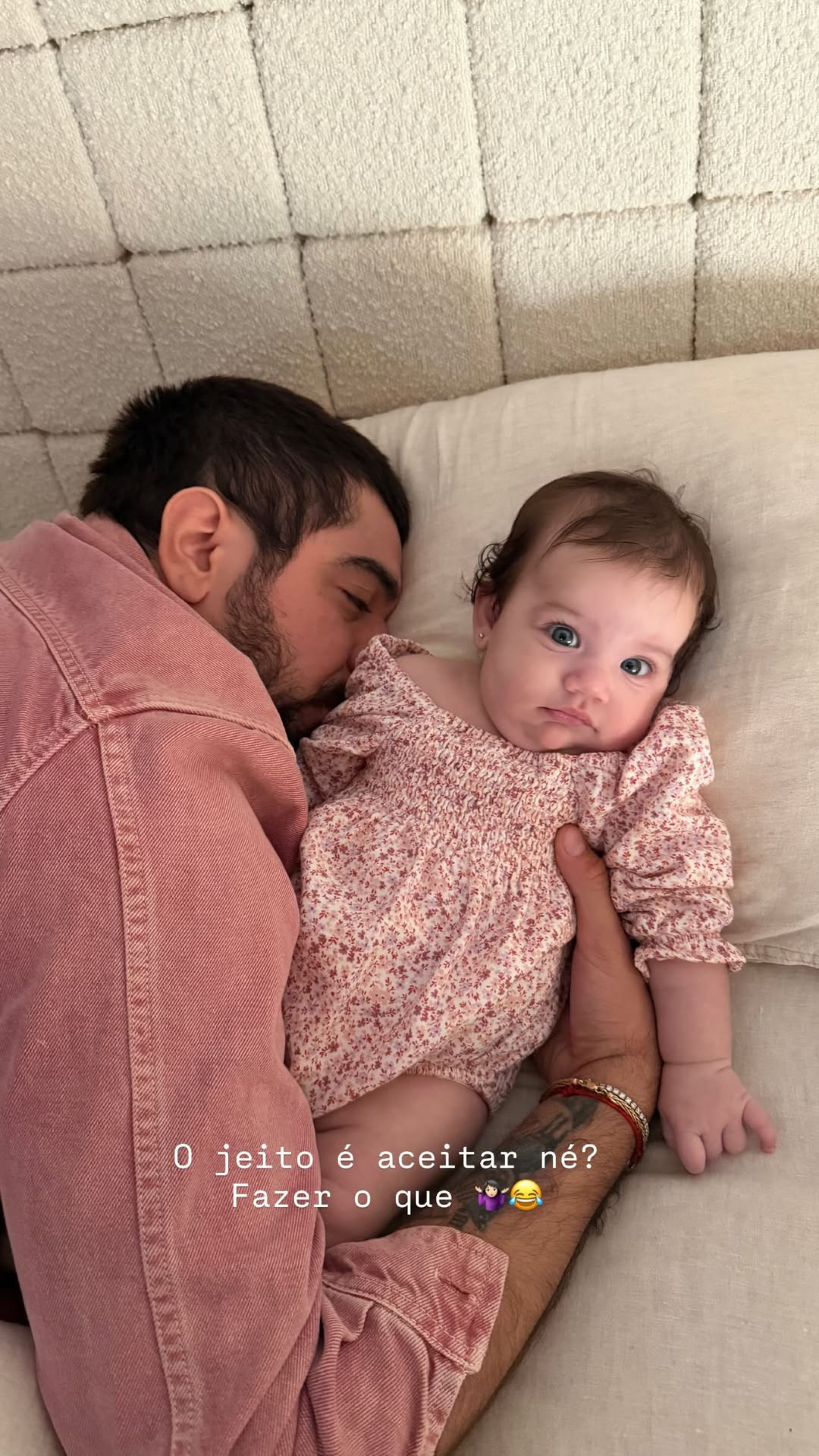 Zuza &eacute; a primeira filha de Nattan e Rafa Kalimann - Reprodu&ccedil;&atilde;o/Instagram 